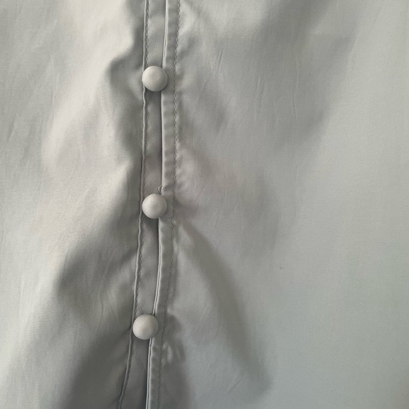 Daisy Street size small green puff sleeve green blouse - Picture 4 of 6